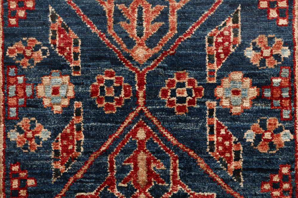 Midnight Blue Oushak 2' 6 x 10' 1 - No. 53332 - ALRUG Rug Store
