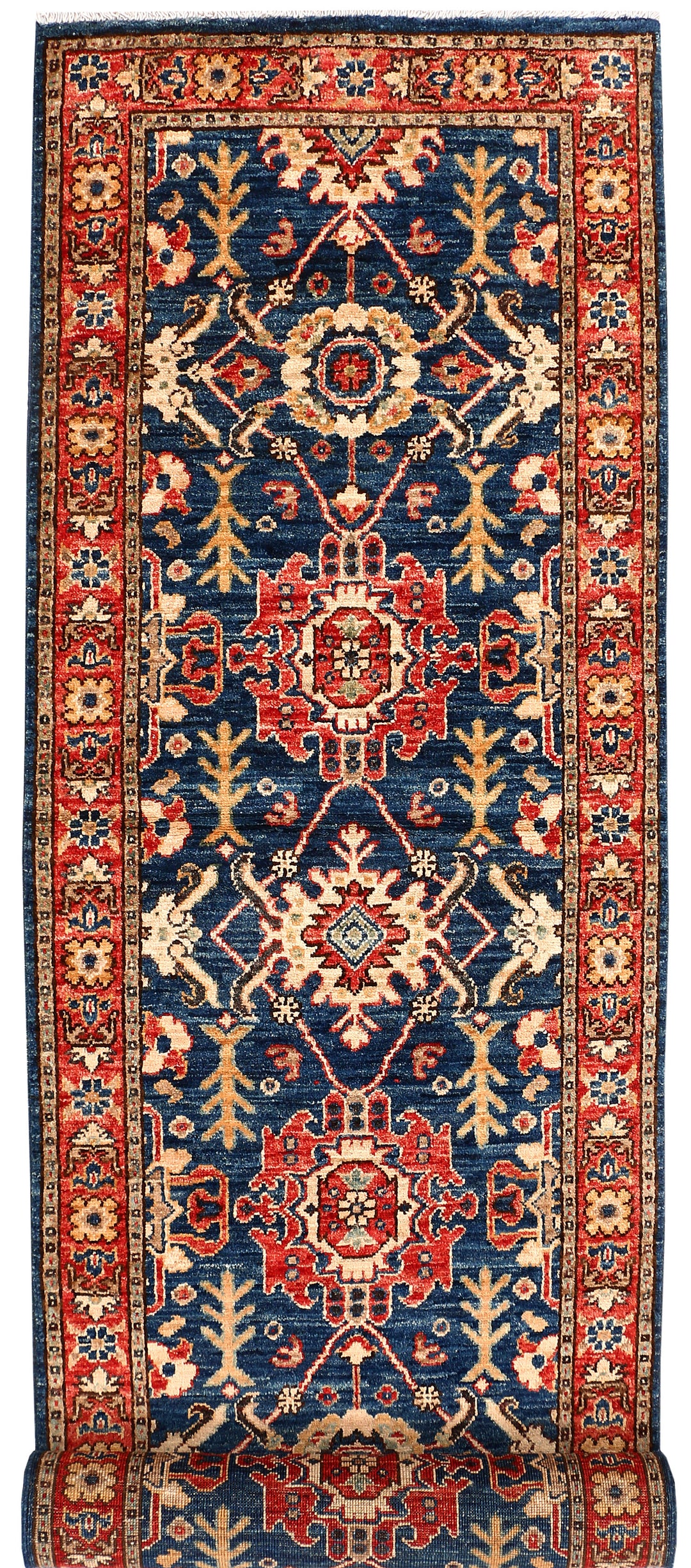 Midnight Blue Oushak 2' 6 x 11' 5 - No. 53334 - ALRUG Rug Store