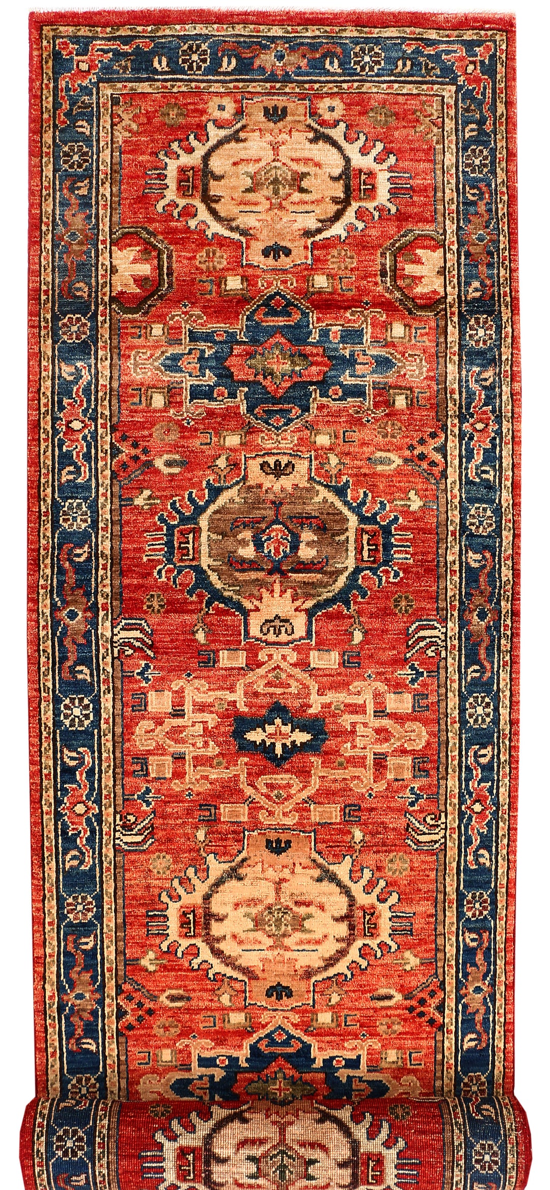 Tomato Oushak 2' 6 x 11' 5 - No. 53335 - ALRUG Rug Store