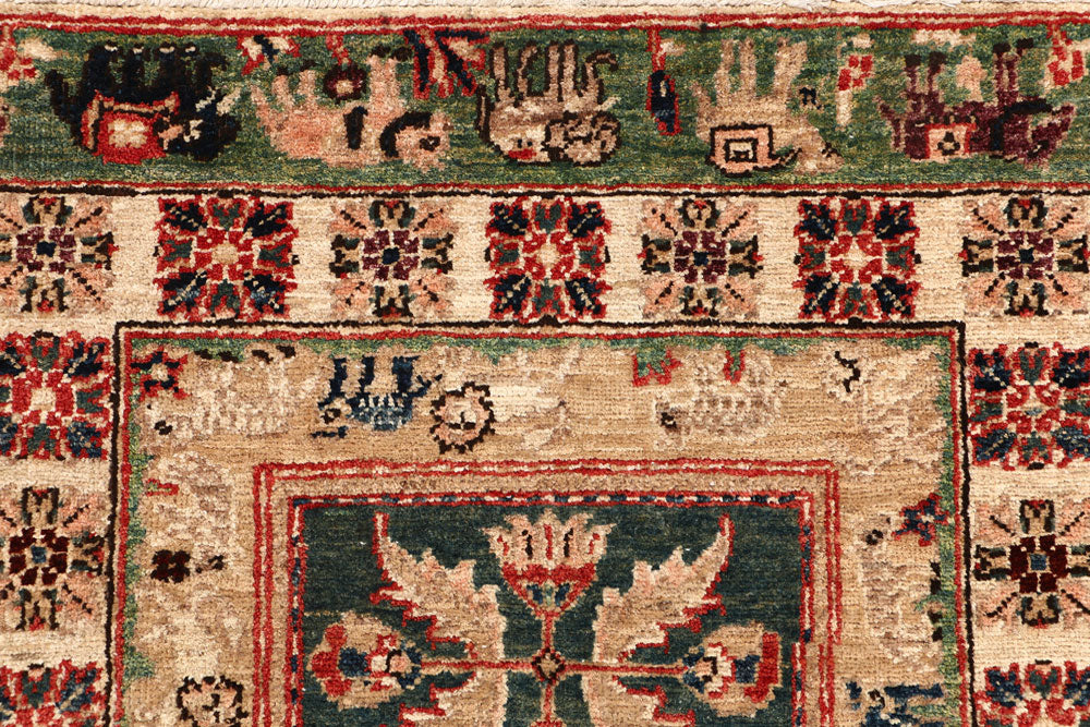 Olivedrab Ziegler 2' 11 x 8' 5 - No. 53352 - ALRUG Rug Store