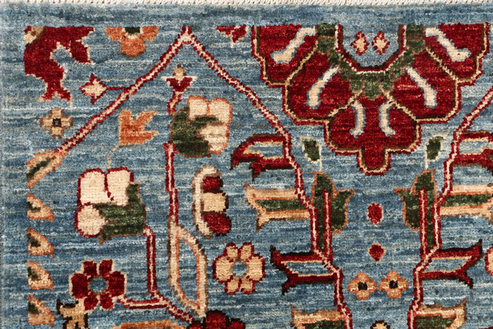 Light Steel Blue Ziegler 2' 6 x 9' 9 - No. 53356 - ALRUG Rug Store