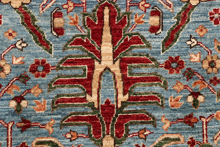 Light Steel Blue Ziegler 2' 6 x 9' 9 - No. 53356 - ALRUG Rug Store