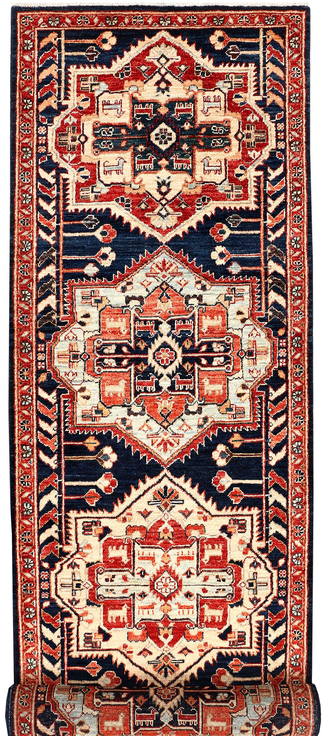 Midnight Blue Oushak 2' 7 x 9' 11 - No. 53361 - ALRUG Rug Store