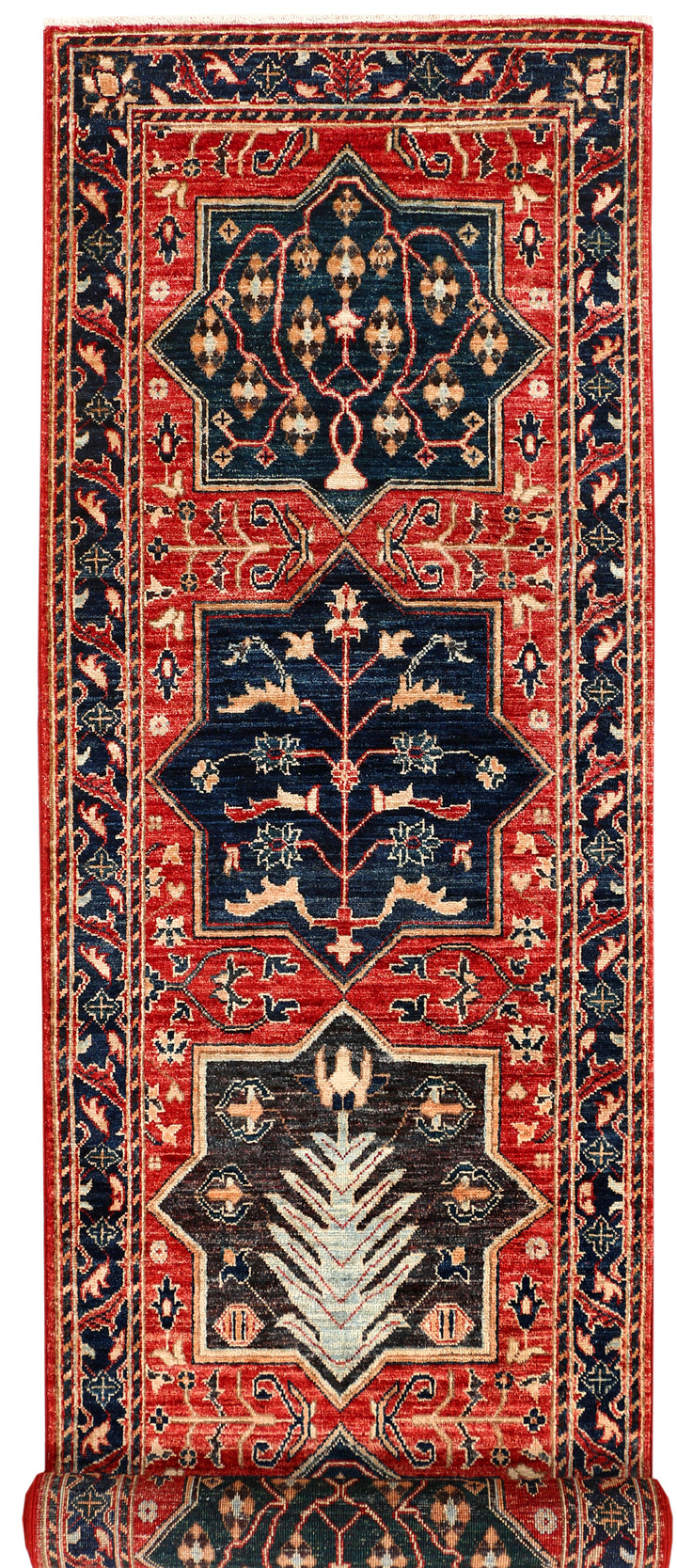 Midnight Blue Oushak 2' 5 x 9' 6 - No. 53371 - ALRUG Rug Store