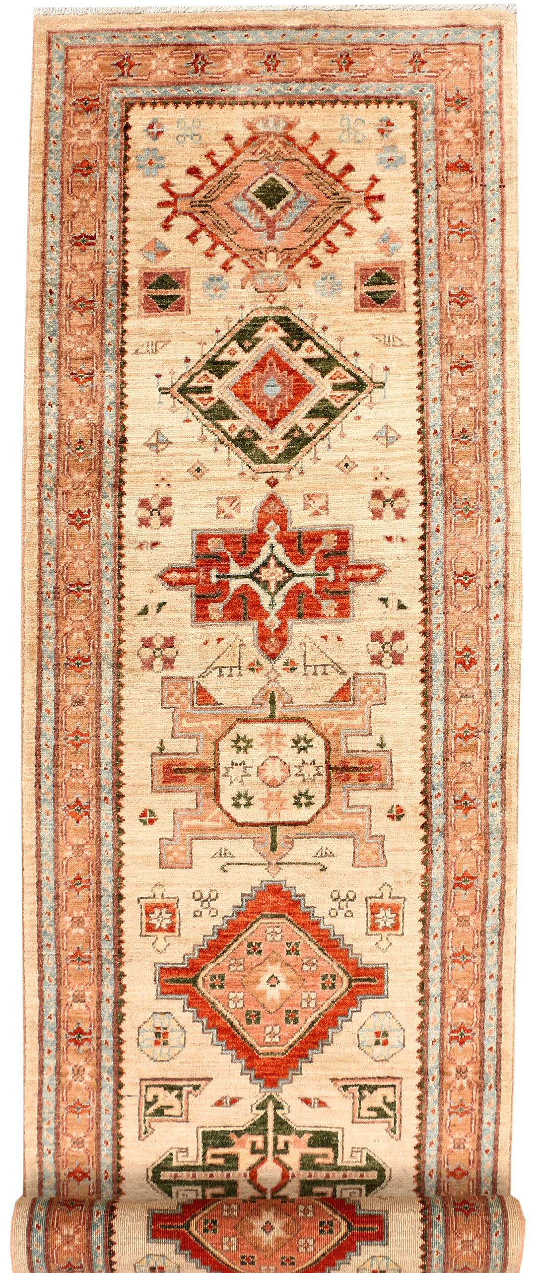 Wheat Oushak 2' 5 x 9' 6 - No. 53383 - ALRUG Rug Store