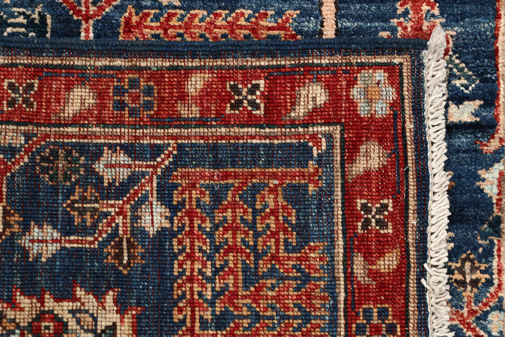 Steel Blue Ziegler 2' 6 x 9' 9 - No. 53393 - ALRUG Rug Store