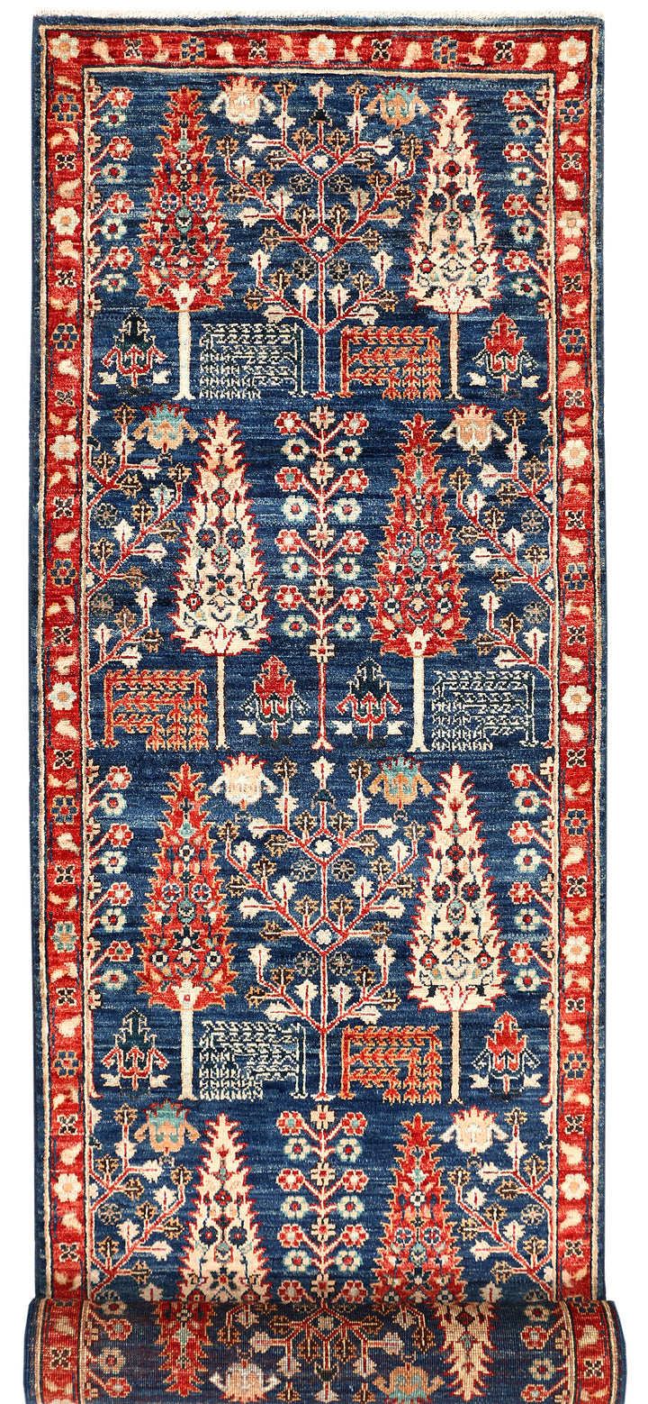 Steel Blue Ziegler 2' 6 x 9' 9 - No. 53393 - ALRUG Rug Store