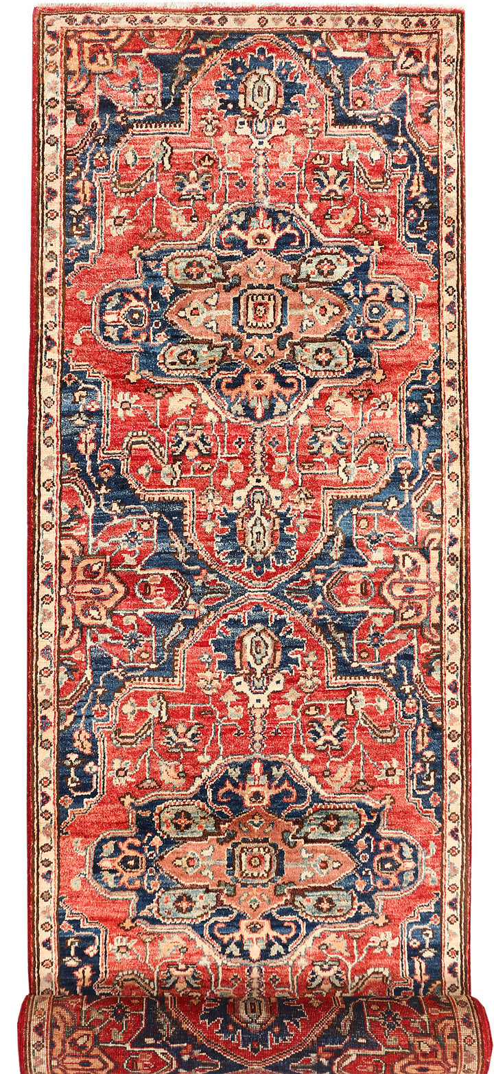 Multi Colored Ziegler 2' 6 x 10' - No. 53403 - ALRUG Rug Store