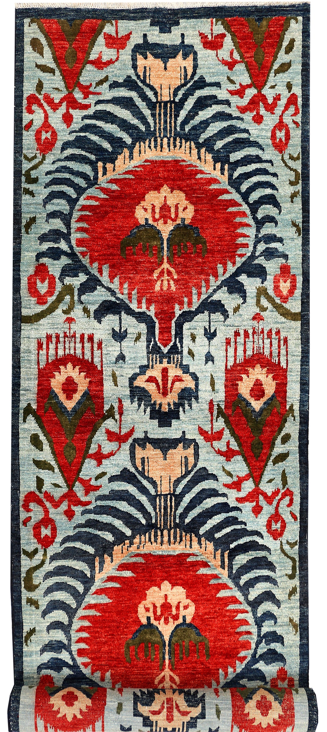 Multi Colored Oushak 2' 7 x 9' 7 - No. 53404 - ALRUG Rug Store