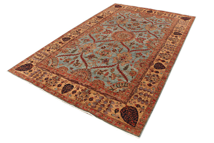 Powder Blue Ziegler 5' 11 x 9' 2 - No. 53412 - ALRUG Rug Store