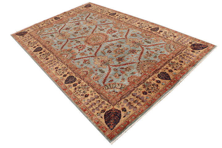Powder Blue Ziegler 5' 11 x 9' 2 - No. 53412 - ALRUG Rug Store
