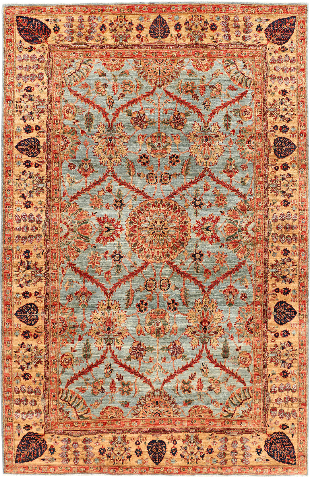 Powder Blue Ziegler 5' 11 x 9' 2 - No. 53412 - ALRUG Rug Store