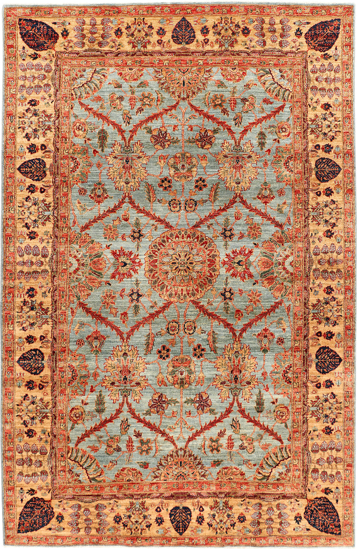 Powder Blue Ziegler 5' 11 x 9' 2 - No. 53412 - ALRUG Rug Store