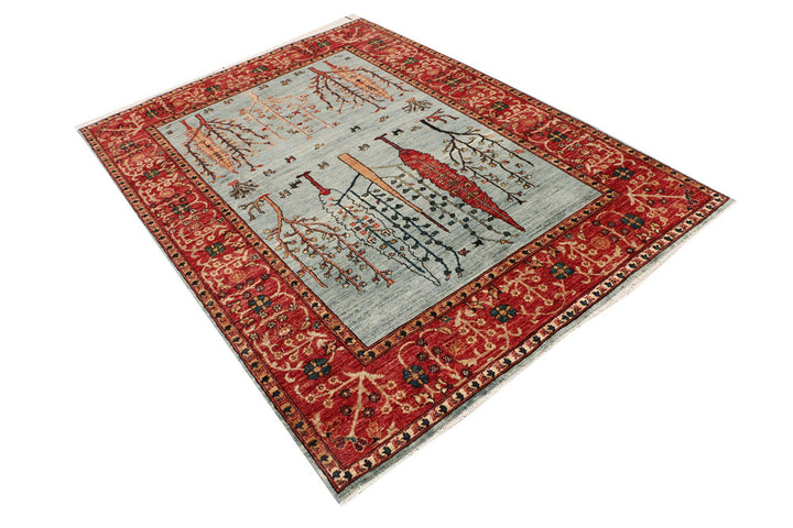 Powder Blue Ziegler 5' 1 x 6' 11 - No. 53413 - ALRUG Rug Store