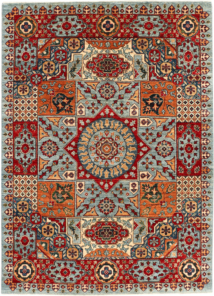 Multi Colored Mamluk 4' 10 x 6' 11 - No. 53415 - ALRUG Rug Store