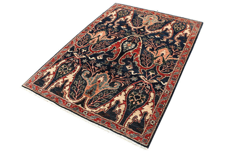 Midnight Blue Ziegler 4' 2 x 5' 9 - No. 53416 - ALRUG Rug Store