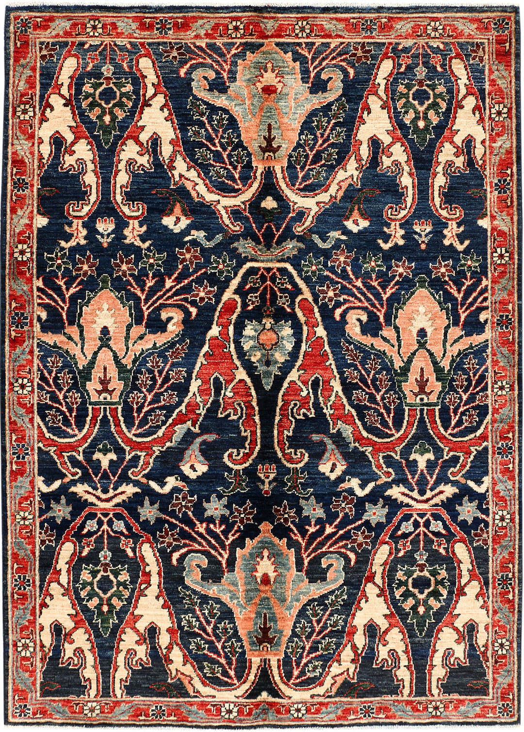 Midnight Blue Ziegler 4' 2 x 5' 9 - No. 53416 - ALRUG Rug Store