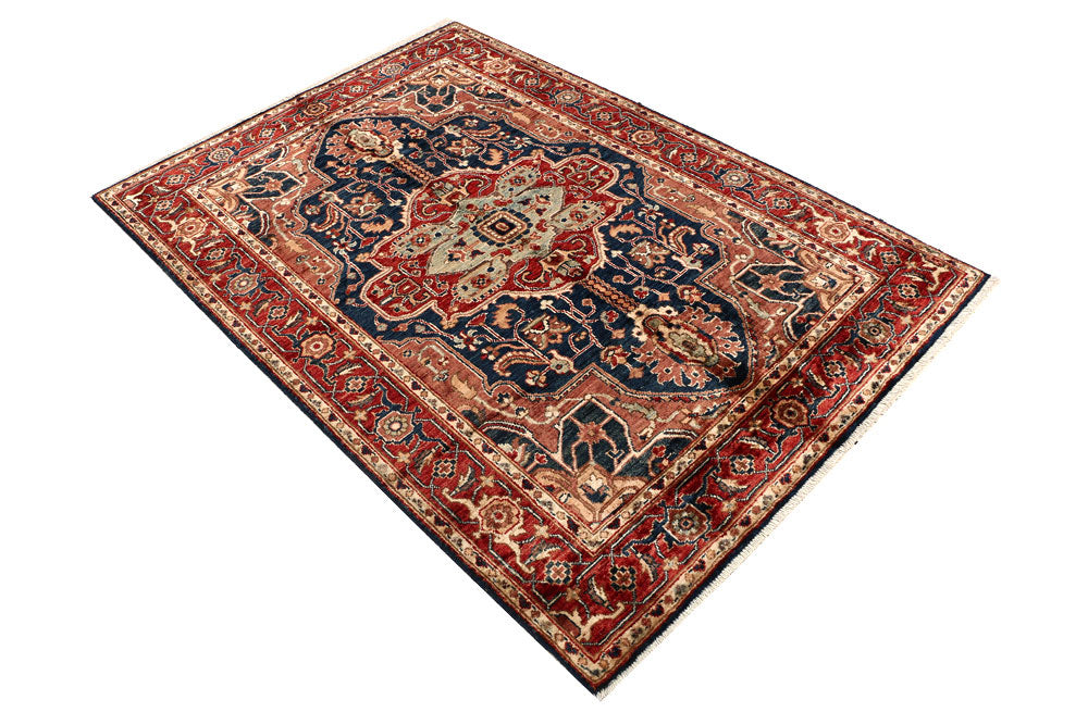 Midnight Blue Ziegler 4' 2 x 5' 11 - No. 53417 - ALRUG Rug Store