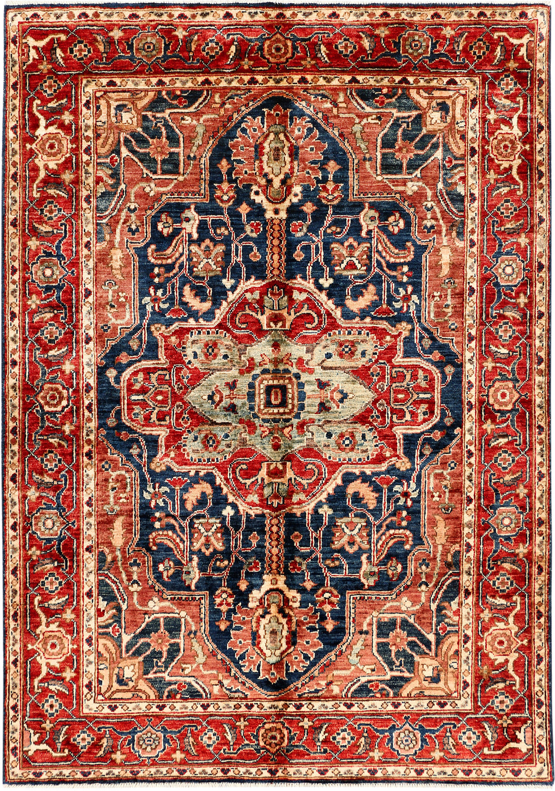 Midnight Blue Ziegler 4' 2 x 5' 11 - No. 53417 - ALRUG Rug Store