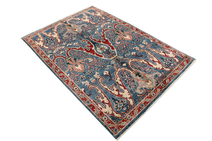 Steel Blue Ziegler 4' x 5' 10 - No. 53421 - ALRUG Rug Store
