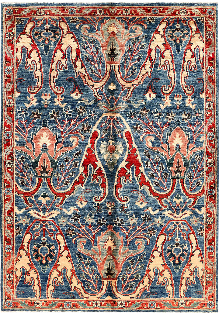 Steel Blue Ziegler 4' x 5' 10 - No. 53421 - ALRUG Rug Store