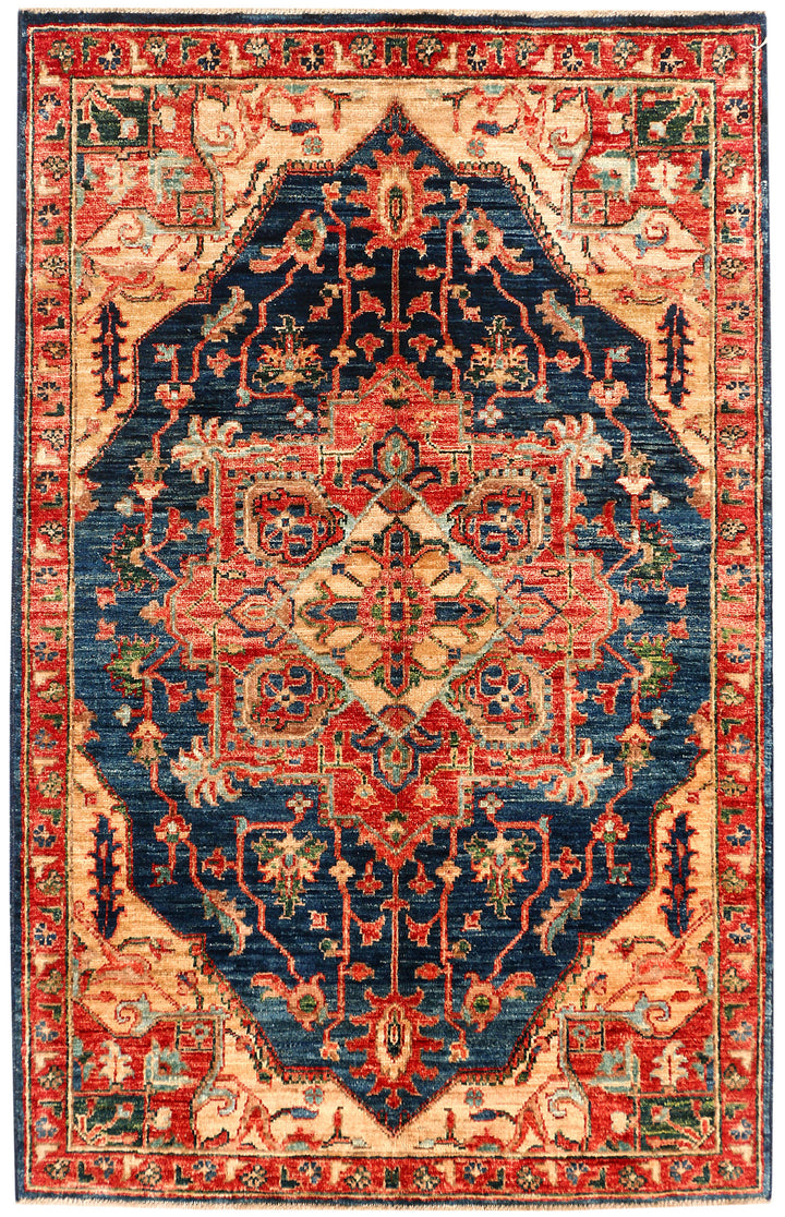 Midnight Blue Ziegler 3' 1 x 4' 9 - No. 53427 - ALRUG Rug Store