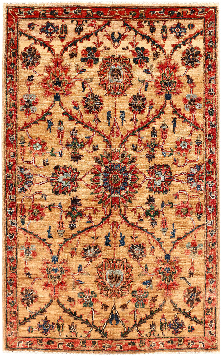 Navajo White Oushak 2' 11 x 4' 8 - No. 53429 - ALRUG Rug Store