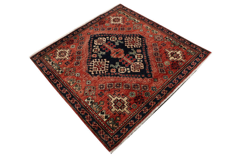 Tomato Ziegler 4' x 4' - No. 53431 - ALRUG Rug Store