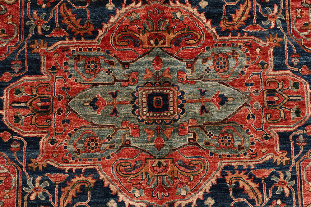 Steel Blue Ziegler 4' 11 x 6' 10 - No. 53434 - ALRUG Rug Store