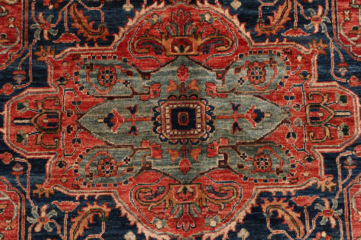 Steel Blue Ziegler 4' 11 x 6' 10 - No. 53434 - ALRUG Rug Store