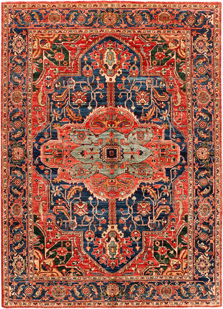 Steel Blue Ziegler 4' 11 x 6' 10 - No. 53434 - ALRUG Rug Store