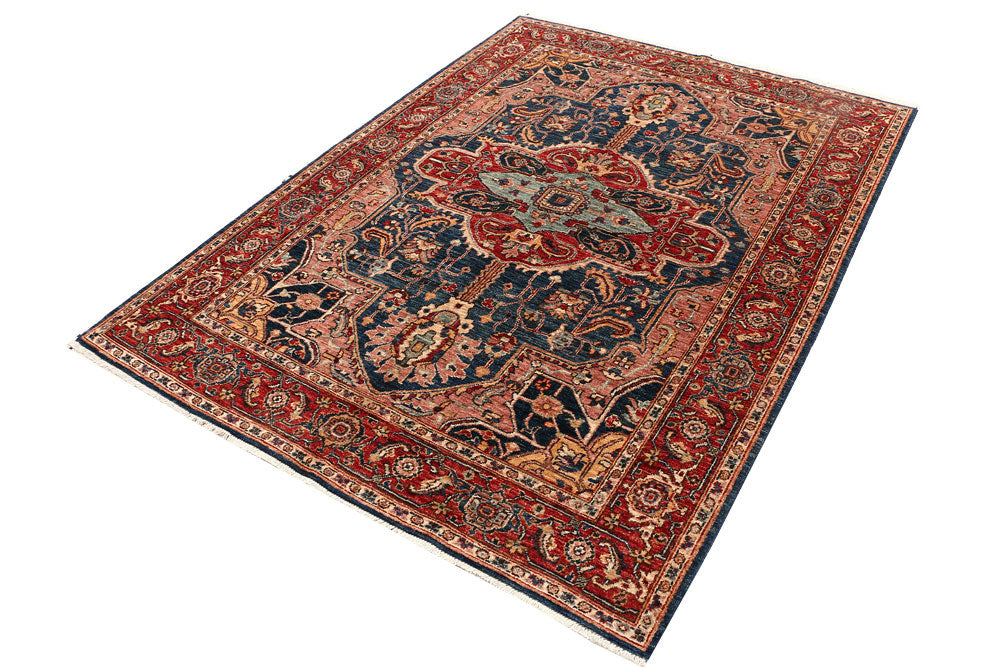 Steel Blue Ziegler 4' 11 x 6' 7 - No. 53437 - ALRUG Rug Store