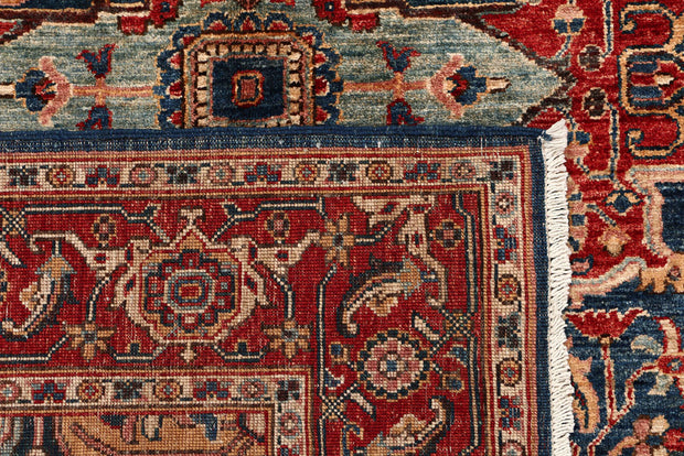 Steel Blue Ziegler 4' 11 x 6' 7 - No. 53437 - ALRUG Rug Store