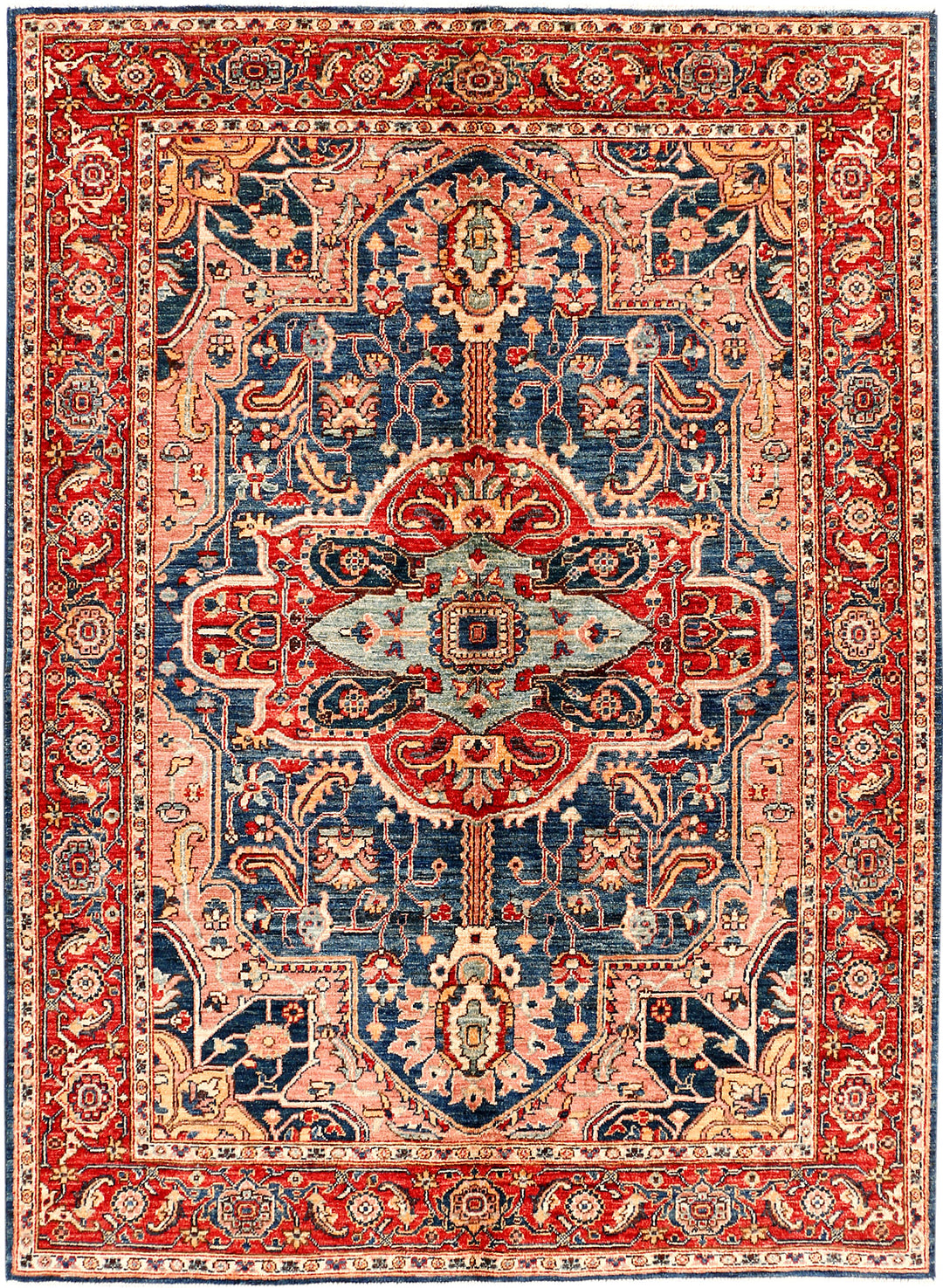 Steel Blue Ziegler 4' 11 x 6' 7 - No. 53437 - ALRUG Rug Store