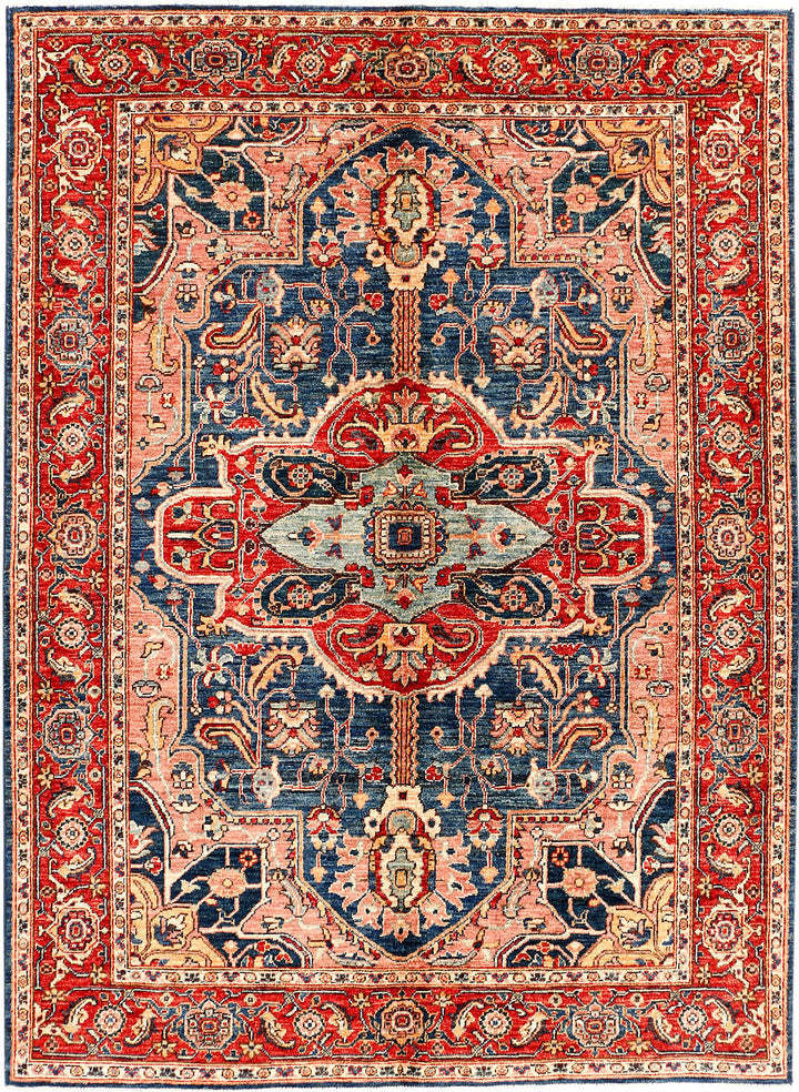 Steel Blue Ziegler 4' 11 x 6' 7 - No. 53437 - ALRUG Rug Store