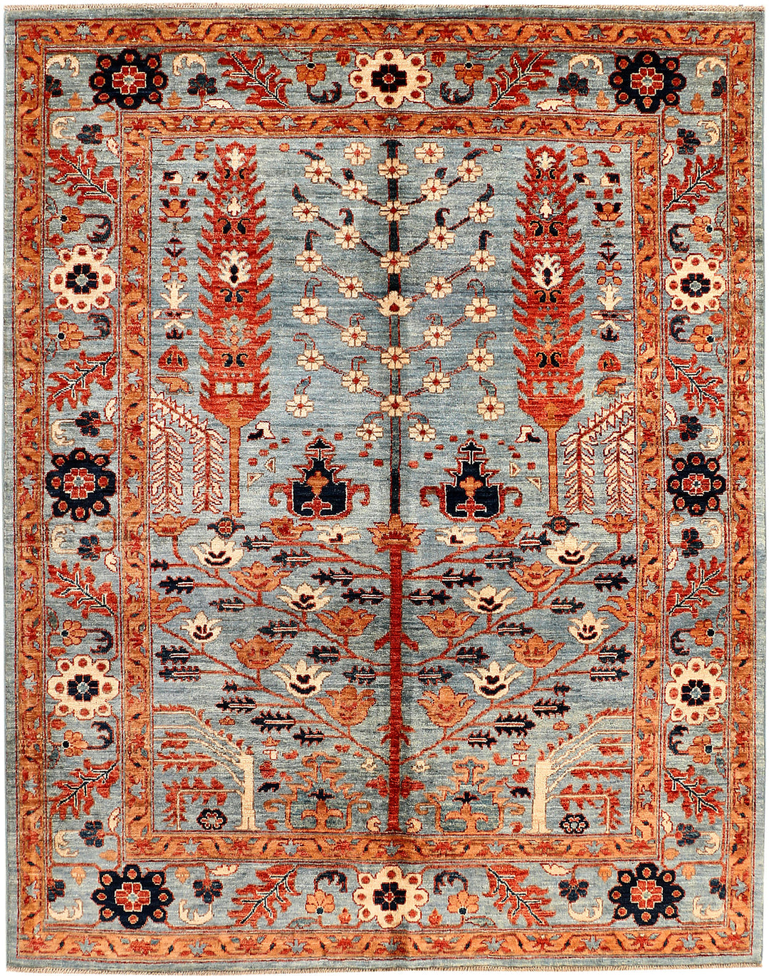 Light Slate Grey Ziegler 5' 3 x 6' 8 - No. 53441 - ALRUG Rug Store