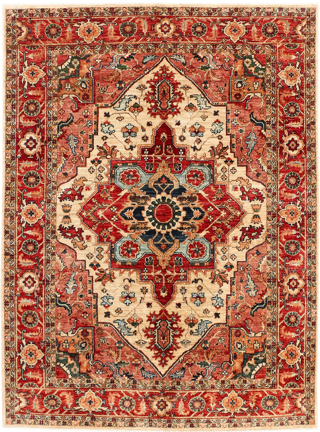 Wheat Ziegler 5' 1 x 6' 10 - No. 53442 - ALRUG Rug Store