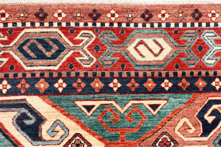 Multi Colored Kazak 5' 7 x 7' 10 - No. 53445 - ALRUG Rug Store