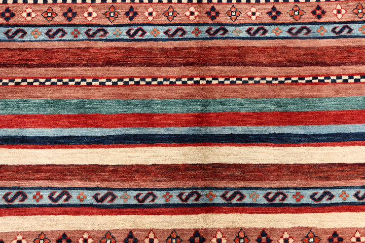 Multi Colored Kazak 5' 7 x 7' 10 - No. 53445 - ALRUG Rug Store
