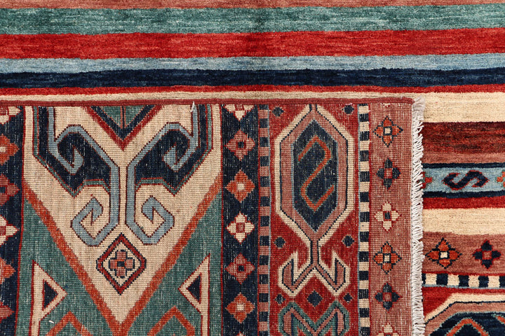 Multi Colored Kazak 5' 7 x 7' 10 - No. 53445 - ALRUG Rug Store