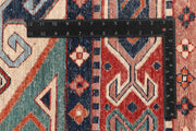 Multi Colored Kazak 5' 7 x 7' 10 - No. 53445 - ALRUG Rug Store