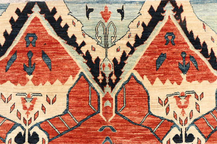 Tomato Oushak 6' x 9' 4 - No. 53446 - ALRUG Rug Store