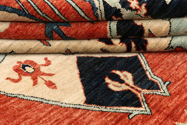 Tomato Oushak 6' x 9' 4 - No. 53446 - ALRUG Rug Store