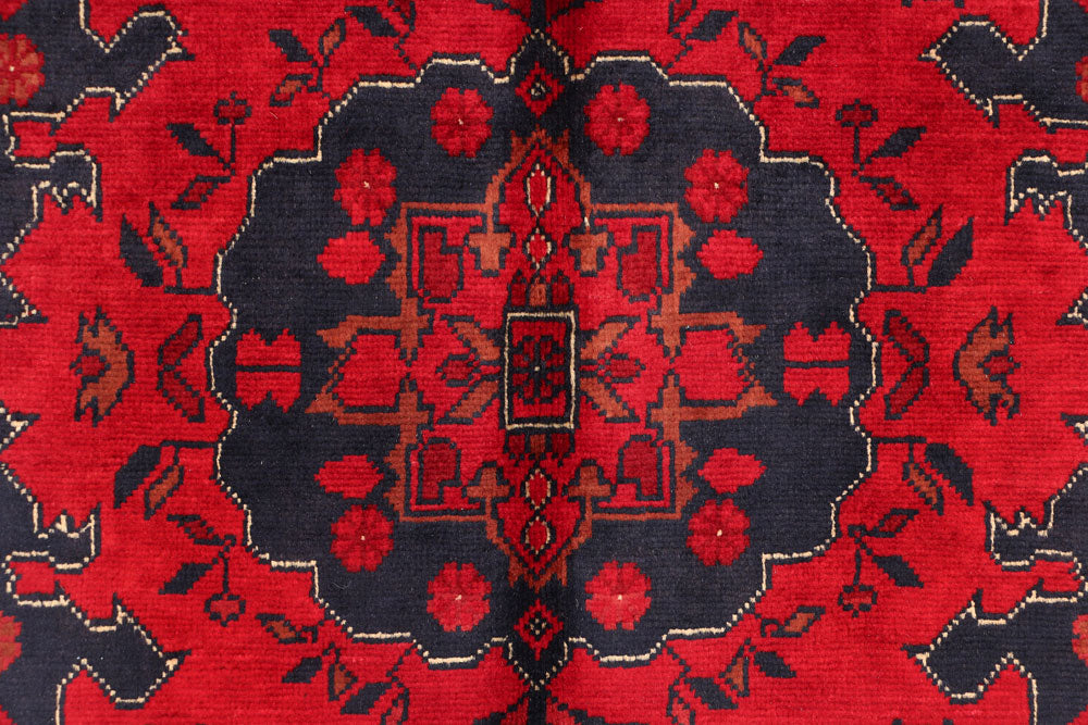 Red Khal Mohammadi 3' 2 x 4' 9 - No. 53458 - ALRUG Rug Store