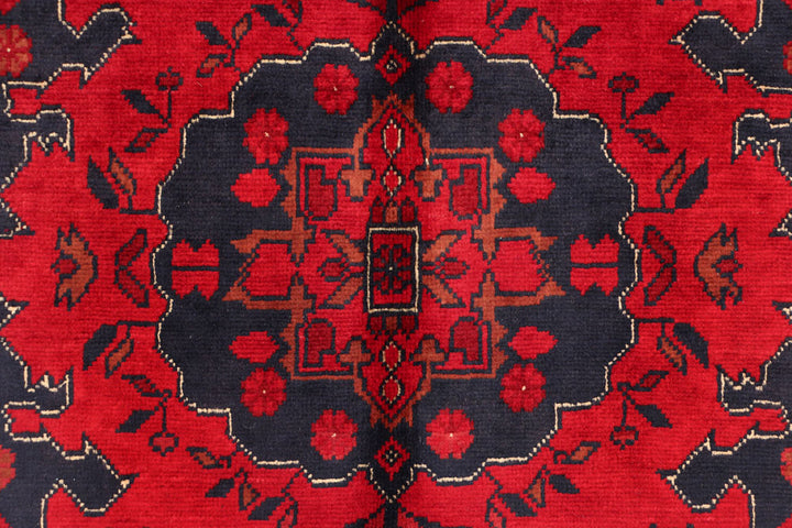 Red Khal Mohammadi 3' 2 x 4' 9 - No. 53458 - ALRUG Rug Store