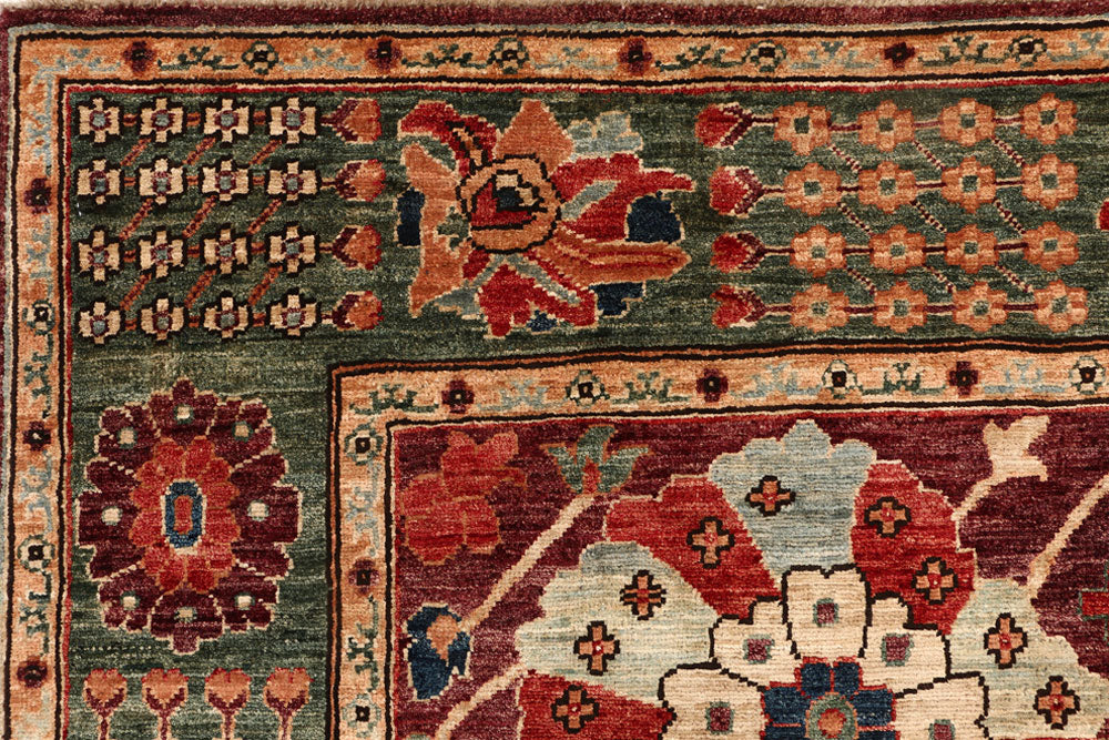 Maroon Ziegler 6' 1 x 8' 11 - No. 53500 - ALRUG Rug Store