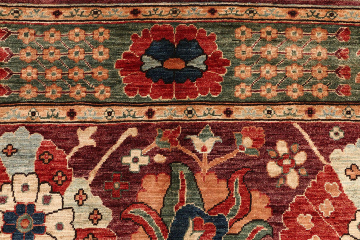 Maroon Ziegler 6' 1 x 8' 11 - No. 53500 - ALRUG Rug Store