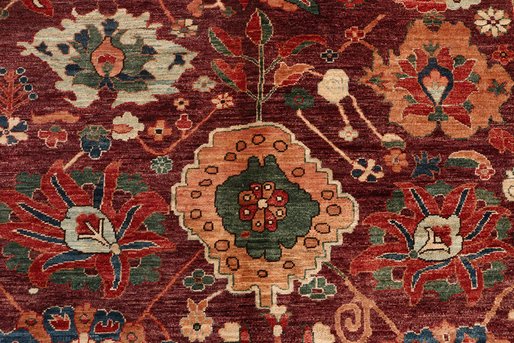 Maroon Ziegler 6' 1 x 8' 11 - No. 53500 - ALRUG Rug Store