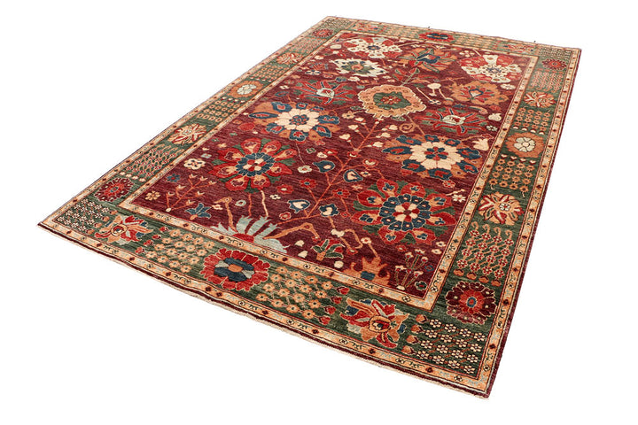 Maroon Ziegler 6' 1 x 8' 11 - No. 53500 - ALRUG Rug Store