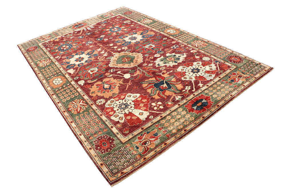 Maroon Ziegler 6' 1 x 8' 11 - No. 53500 - ALRUG Rug Store